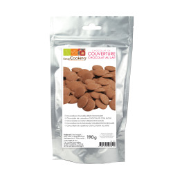 Palets de chocolat lait 190 gr réf.9601