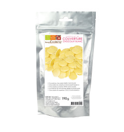 Palets de chocolat blanc 190 gr réf.9605