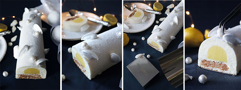 Bûche citron meringuée